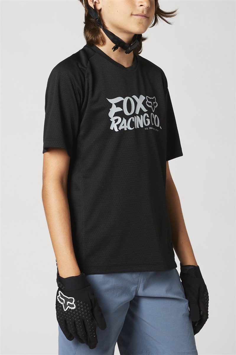 Fox Clothing Defend Youth Short Sleeve Jersey Tredz Bikes