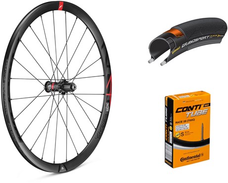 Fulcrum R4 Disc 700c Wheelset with Tyres and Tubes Fulcrum R4 Disc 700c Wheelset with Tyres and Tubes