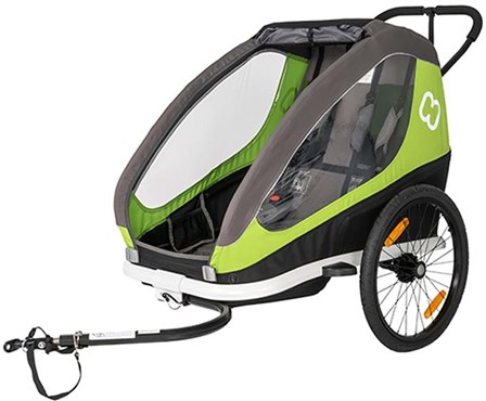 hamax double bike trailer