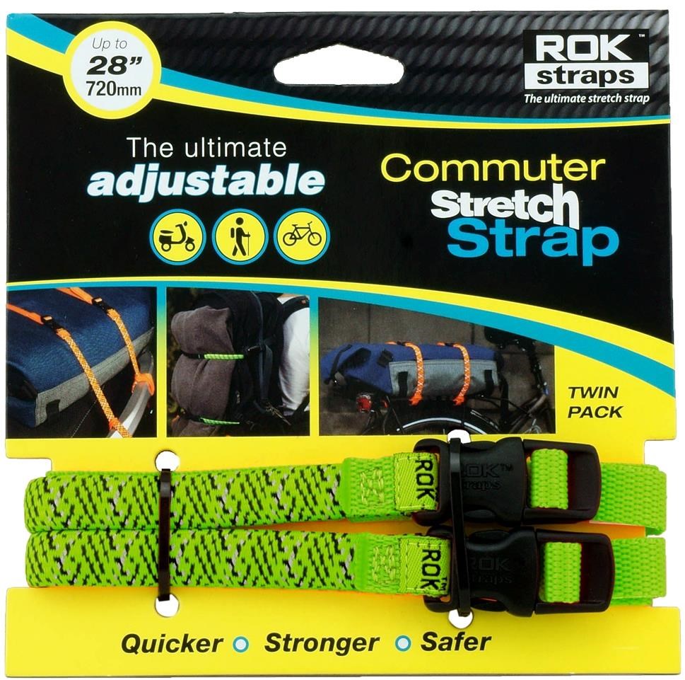 Rok Straps Commuter Adjustable Reflective Stretch Strap Tredz Bikes