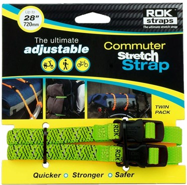 Rok Straps Commuter Adjustable Reflective Stretch Strap Rok Straps Commuter Adjustable Reflective Stretch Strap