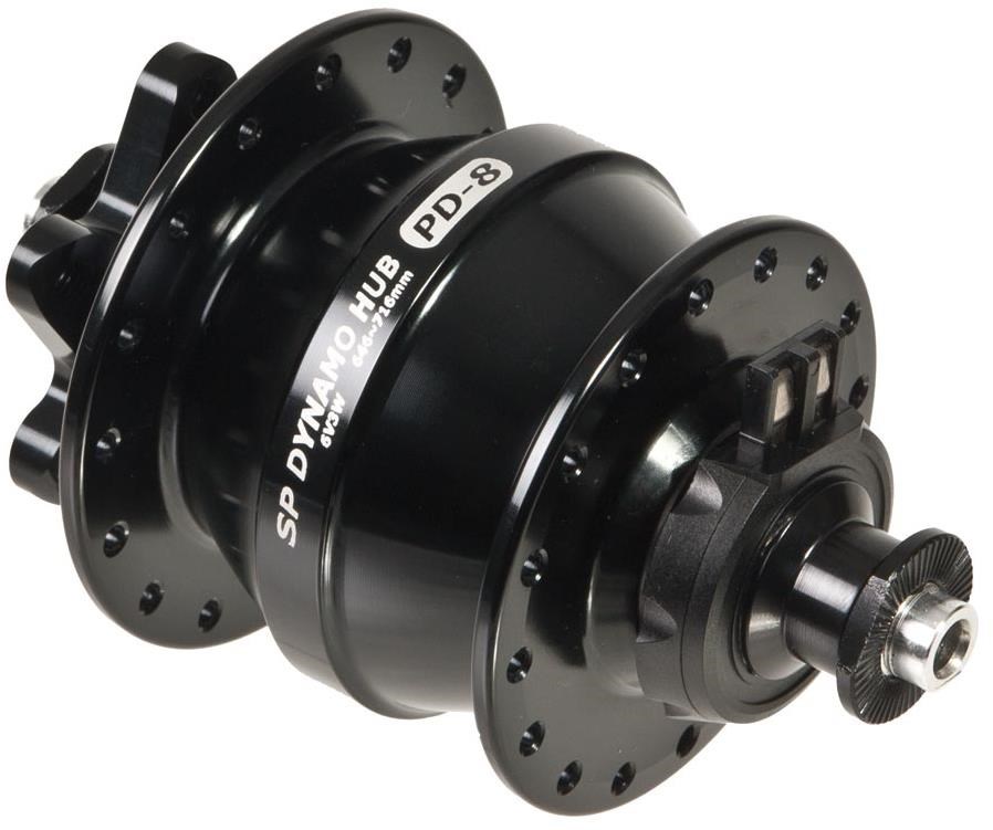 SP PD8 - PL8 100mm Disc Brake Dynamo Front Hub | Tredz Bikes