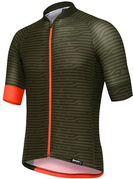 Santini Soffio Short Sleeve Jersey Santini Soffio Short Sleeve Jersey