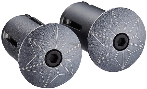 SUPACAZ STAR PLUGS ALLOY ANODIZED GOLD BICYCLE HANDLEBAR GRIP BARENDS